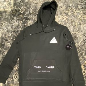 Tim3 Warp logo hoodie